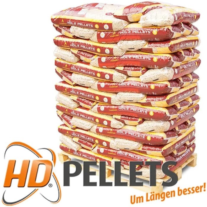 THÜRINGER HD Holzpellets 6mm ENplusA1, 65 x 15kg