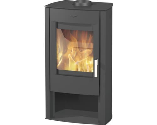 Kaminofen Fireplace Tuvalu Korpus schwarz Verkleidung Stahl 6 kW
