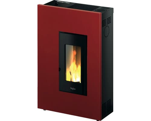 Pelletofen Pegaso Madison Stahl bordeaux 5,2 kW